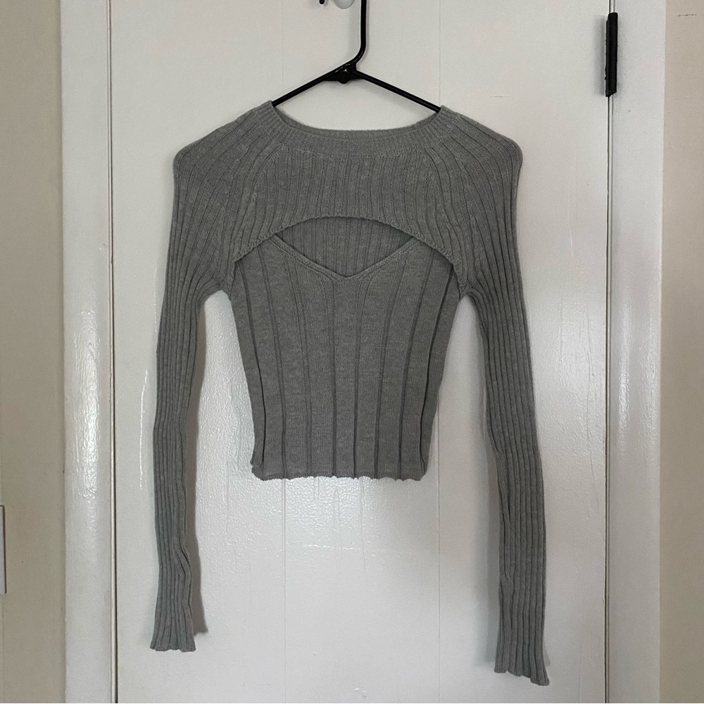 Gray Knit Sweater